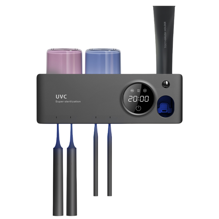 닥터하르 무선 휴대용 칫솔살균기 UV히팅 건조기 면도기 소독살균기 4구