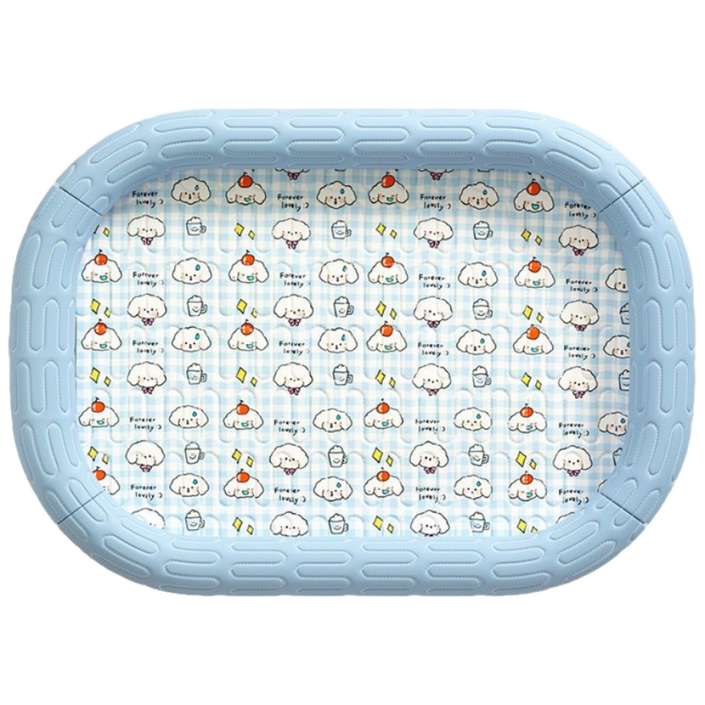 망고펫 쿨링 애견 방석 쿨매트, 블루, 1개