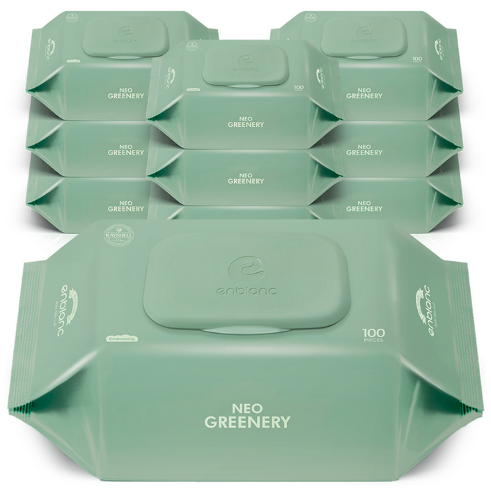 앙블랑 유아용 네오 그리너리 물티슈 캡형