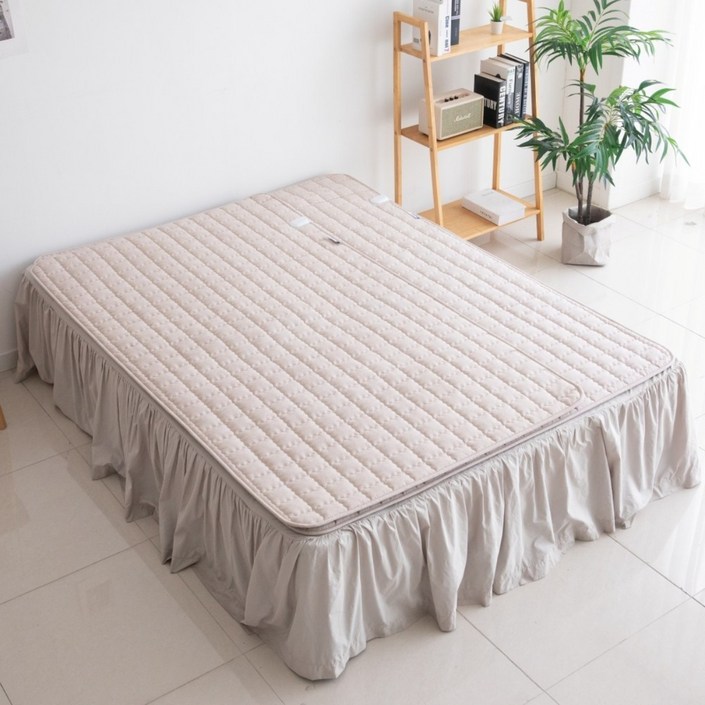 한일의료기 라돈안심 분리난방 전기장판 세탁가능한 6중안전 향균 전기요, 2인용 분리난방150 x 200 cm