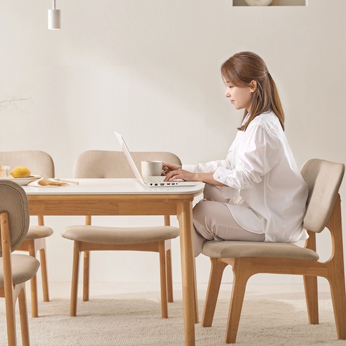 핀란디아 포레스트 릴렉스 4인 낮은 세라믹 식탁세트의자4, 단품