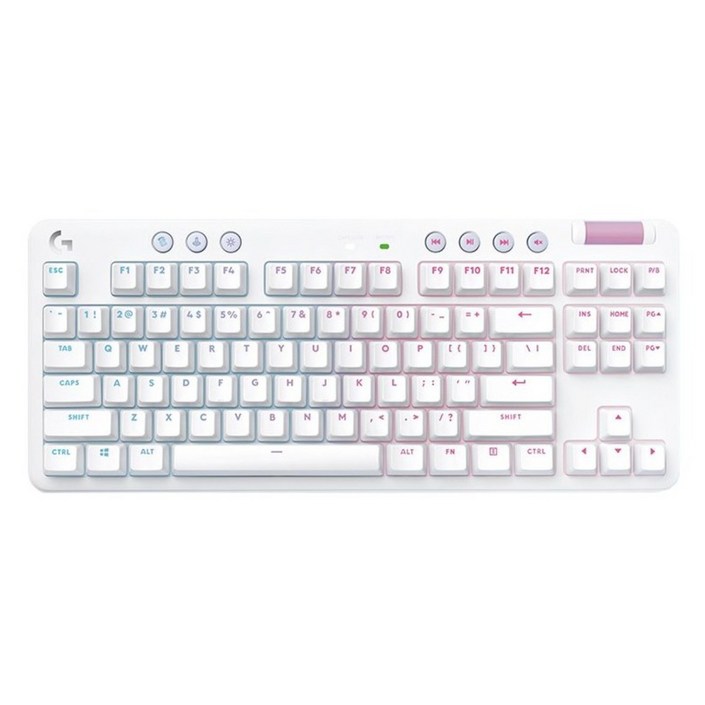 오로라키보드 루프증정로지텍코리아 공식 G715 오로라 컬렉션 무선 게이밍 키보드, G715 국내정품, G715 Linear, 적축