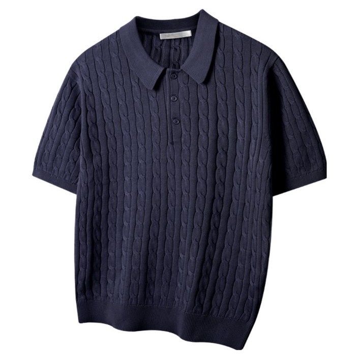 해리슨 남성용 클래식 기본 카라 니트 반팔티 HA-1496 WES1030