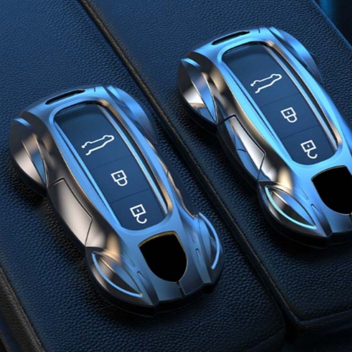 크로니클 바이퍼라인 포르쉐 호환 911 카이엔 메탈 키케이스, 이터널 실버, CBIPPOR2