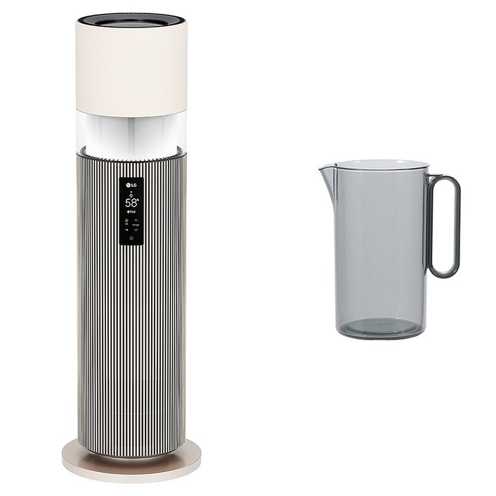LG전자 퓨리케어 오브제컬렉션 하이드로타워 급수비커 방문설치, 샌드 베이지, HY705RSUAB