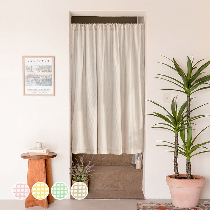 더자리 패브릭 파티션 공간분리 가리개커튼