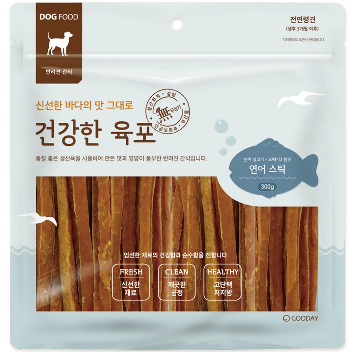 굿데이 건강한 육포 강아지 스틱간식 굿데이 건강한 육포 강아지 스틱간식