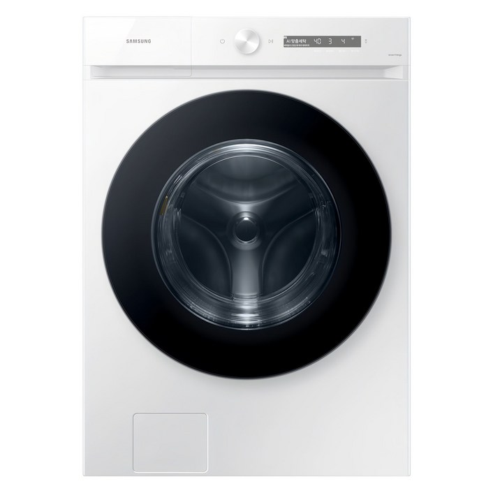 삼성전자 BESPOKE 그랑데 AI 세탁기 21kg 방문설치, WF21CB6650BW, 화이트