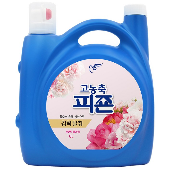 피죤 고농축 오리지널 섬유유연제 로맨틱플라워, 6L, 1개