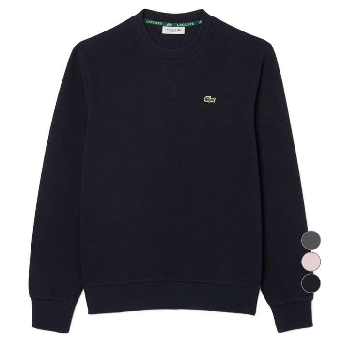 라코스테 여성용 더블페이스 피케 크루넥 맨투맨 SF5245-55N