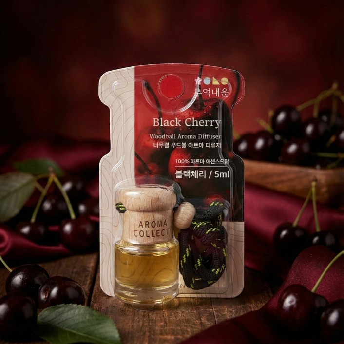추억내음 나무결 우드볼 아로마 디퓨저 퍼퓸 방향제 5ml