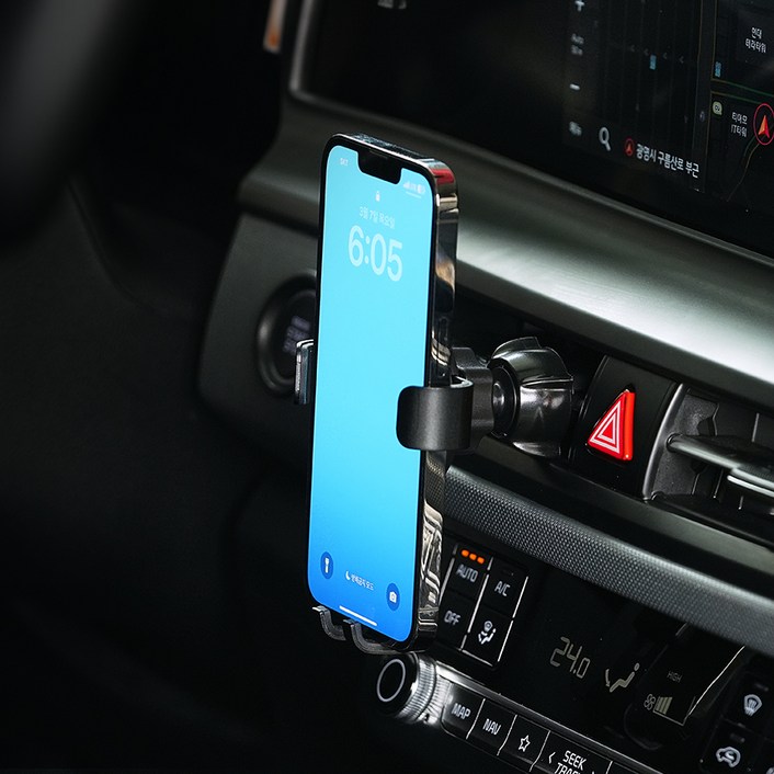 불스원 톡 잡아 중력 거치대 통풍구형, 1개, 단일 색상