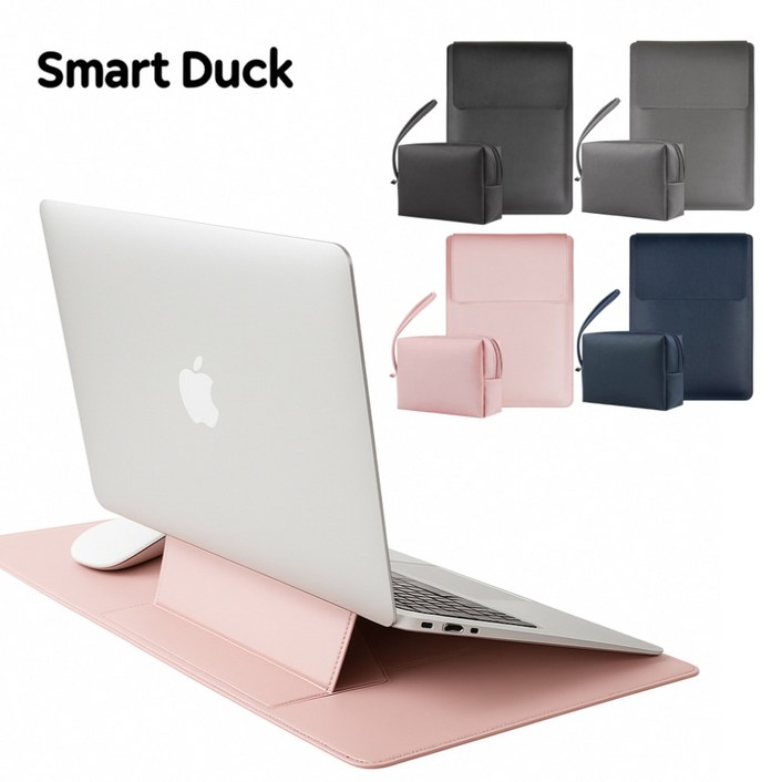 스마트덕 노트북 파우치 거치대 겸용 맥북 LG그램 삼성 가방 케이스