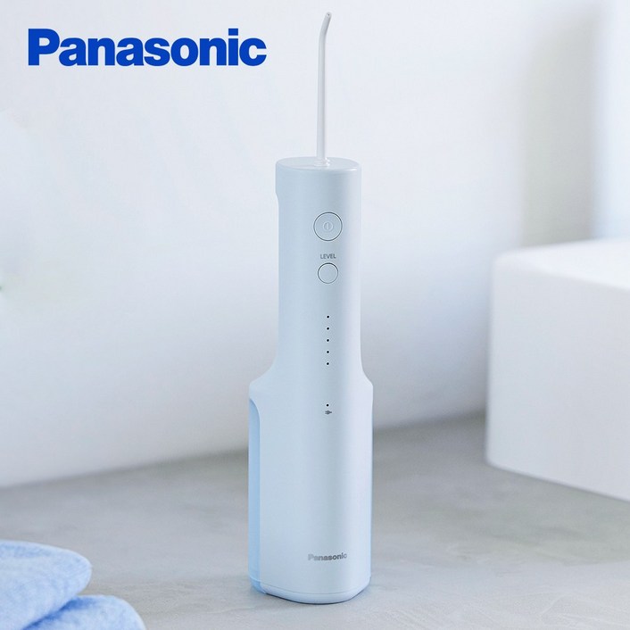 파나소닉 휴대용 무선 구강세정기 IPX7 방수 워터 치아 치간 물치실 세척기 EWDJ26, EWDJ26화이트믹스