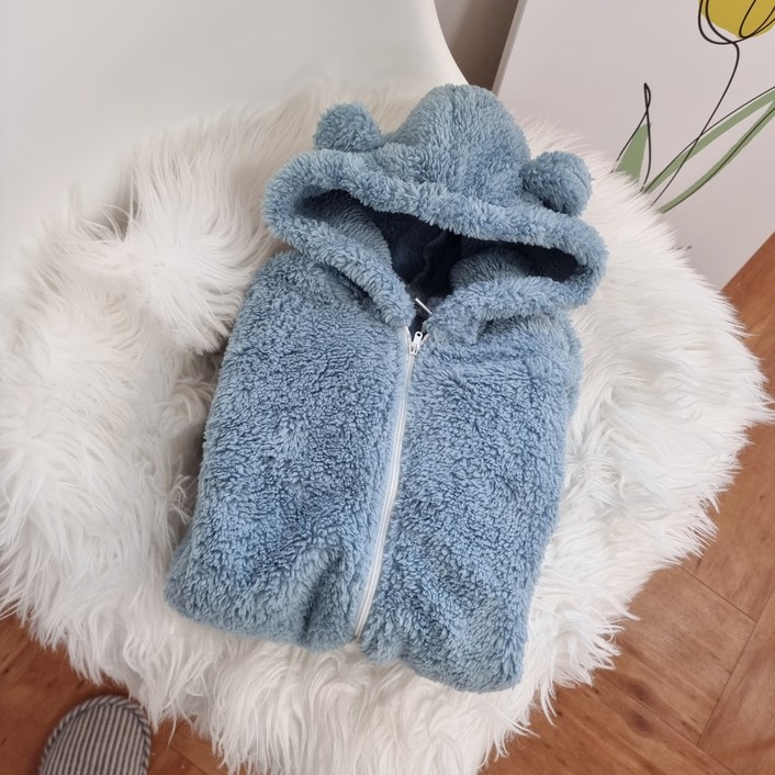 아기 보아털 우주복 후드 방한 겨울 뽀글이 데일리 단품