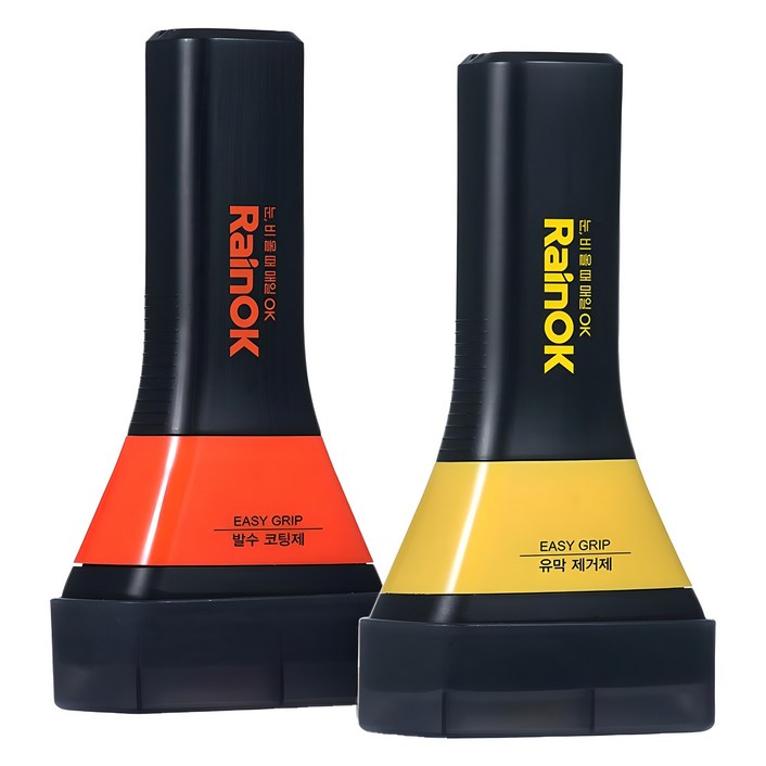 불스원 Rain OK NEW 이지그립 유막제거제 120ml + 발수코팅제 120ml 세트