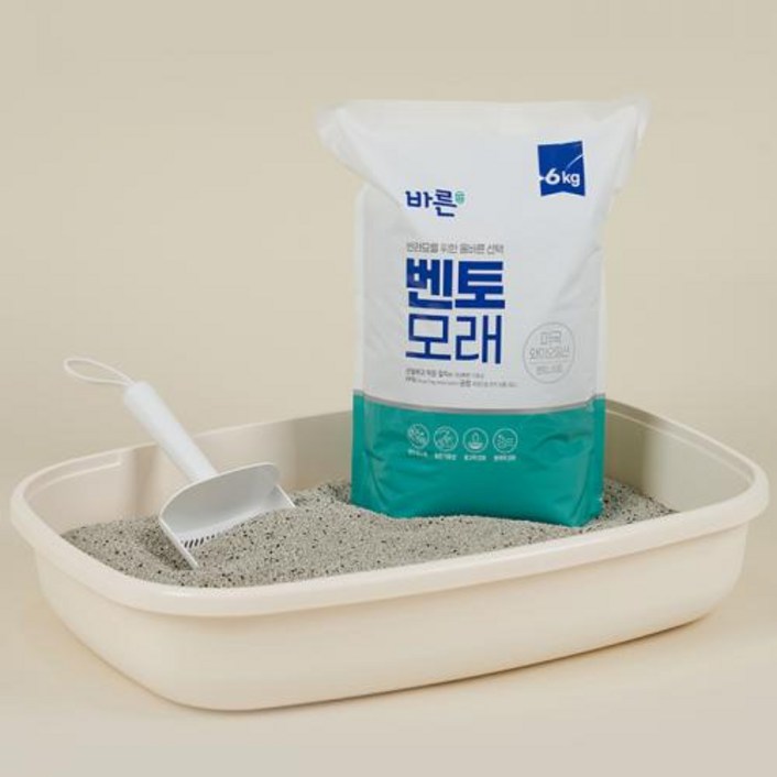 6개세트바른벤토모래 6kg