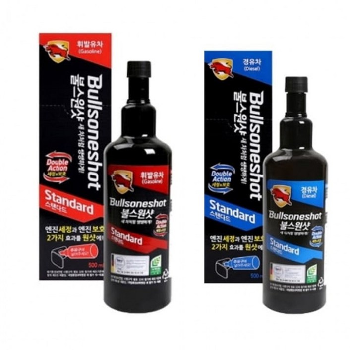 불스원샷 500ml 휘발유차,경유차 및 가솔린,디젤, 가솔린휘발유, 1개