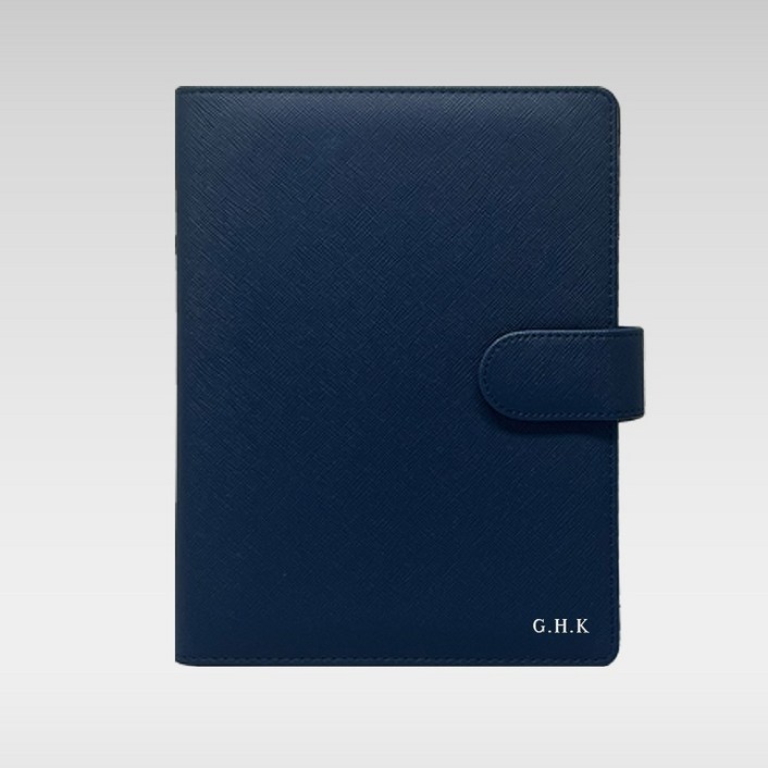 2026 이니셜스 6공 사피아노 기본형 다이어리 / 이름 로고 각인 A5 B6 만년 DIARY 회사 플래너, 사피아노 기본형 네이비