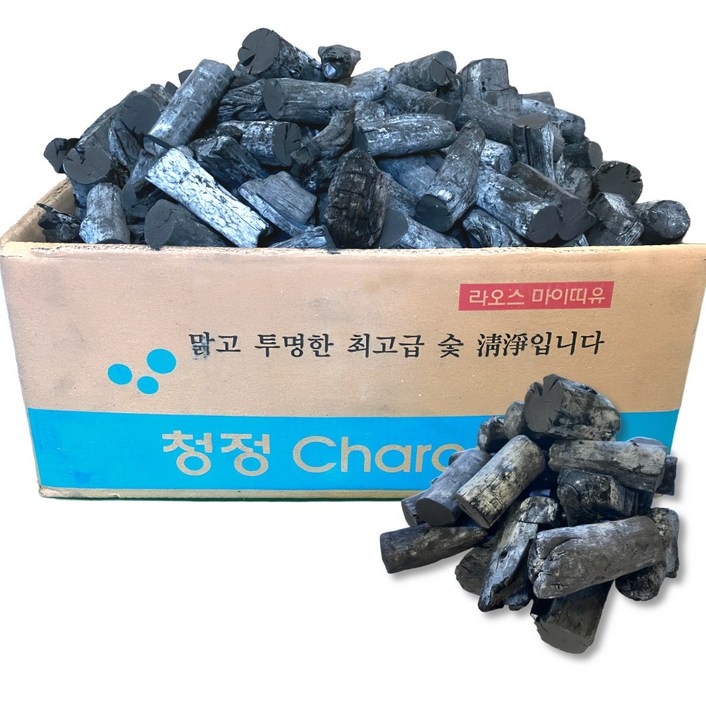청정참숯 커피비장탄 사이즈 M(중) / S(소) 3KG/9KG 바베큐캠핑숯, 1개