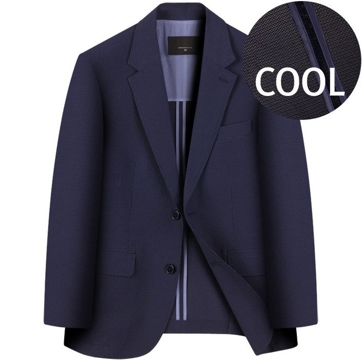 중년 남성 여름 콤비자켓 시원한 남자 쿨 여름용 정장 마이 양복 자켓 빅사이즈 95110