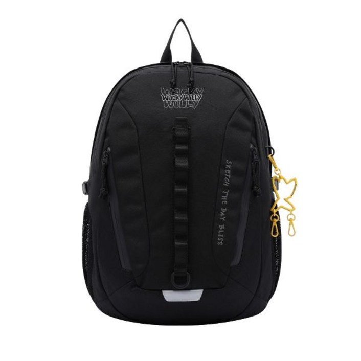 와키윌리 WACKY WILLY 26SS 키키 메탈 클립 백팩 블랙 매장정품 252280