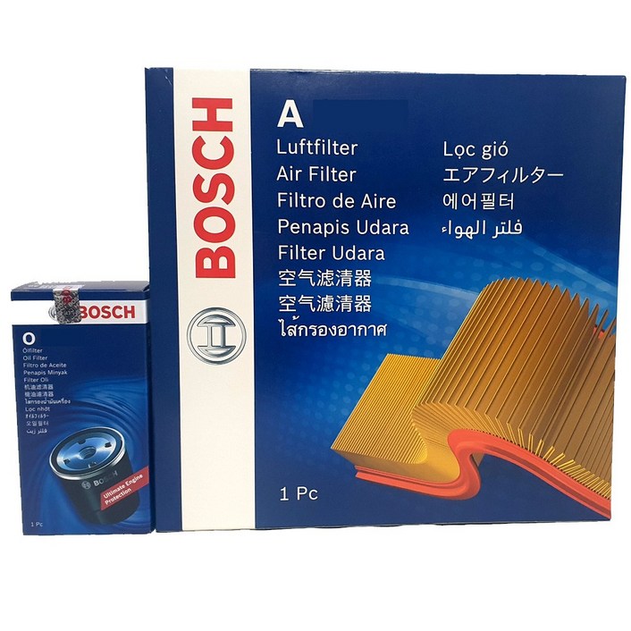 보쉬 기아 오피러스프리미엄 GH 2.7 LPI 06년 엔진오일교환 오일에어 필터 O1182A2208, O1182A2208, 1개