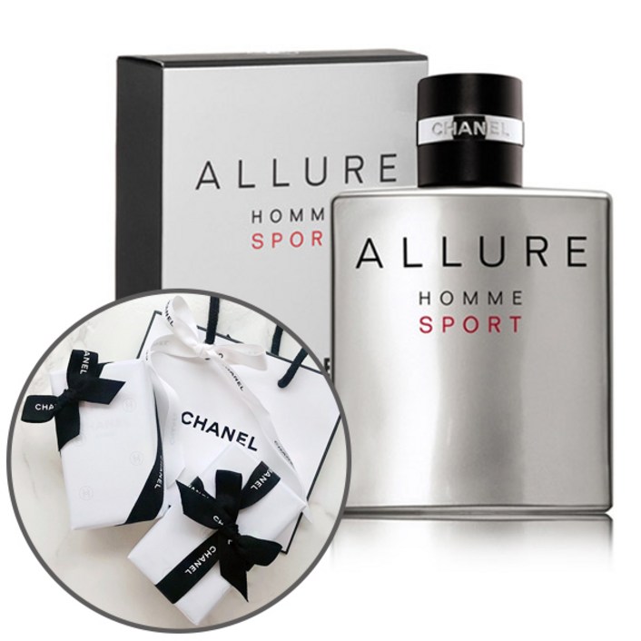 국내배송 샤넬 알뤼르 옴므 스포츠 100ml (선물포장+샤넬쇼핑백)
