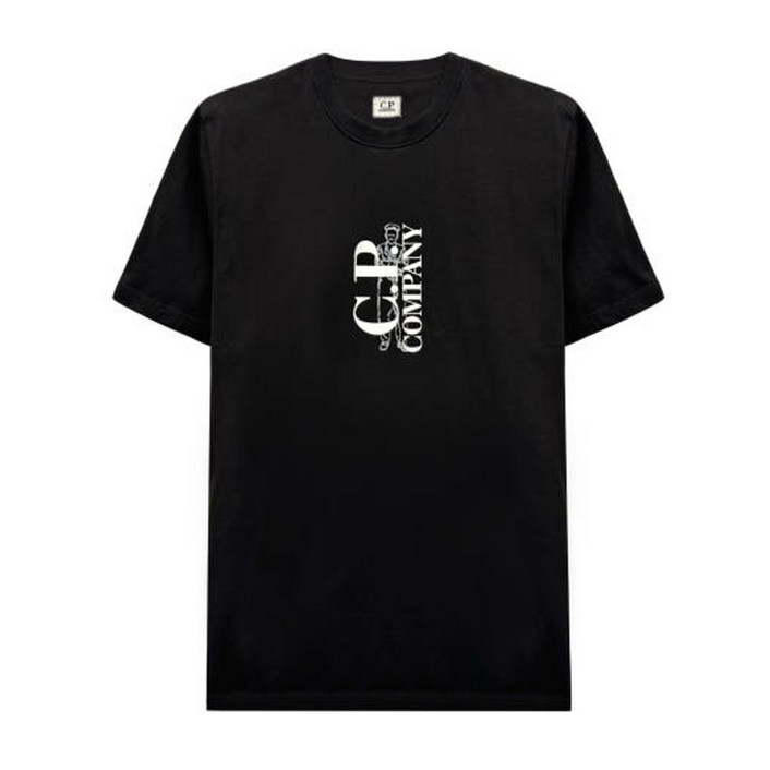 25SS CP컴퍼니 로고 프린팅 반팔 티셔츠 18CMTS138A 005100W 999
