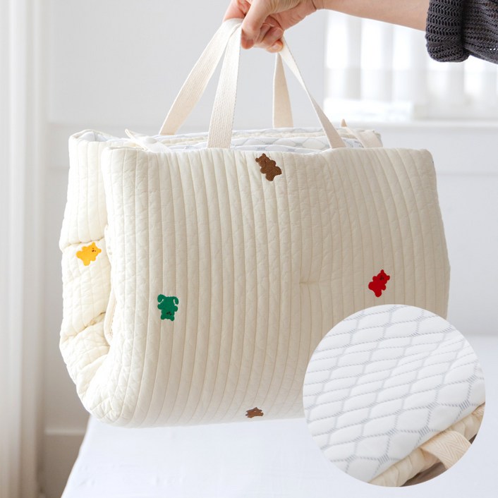 더미누 듀라론쿨 냉감패드 100수 양면 낮잠패드 어린이집낮잠이불 5종 택1, 1개, 젤리곰