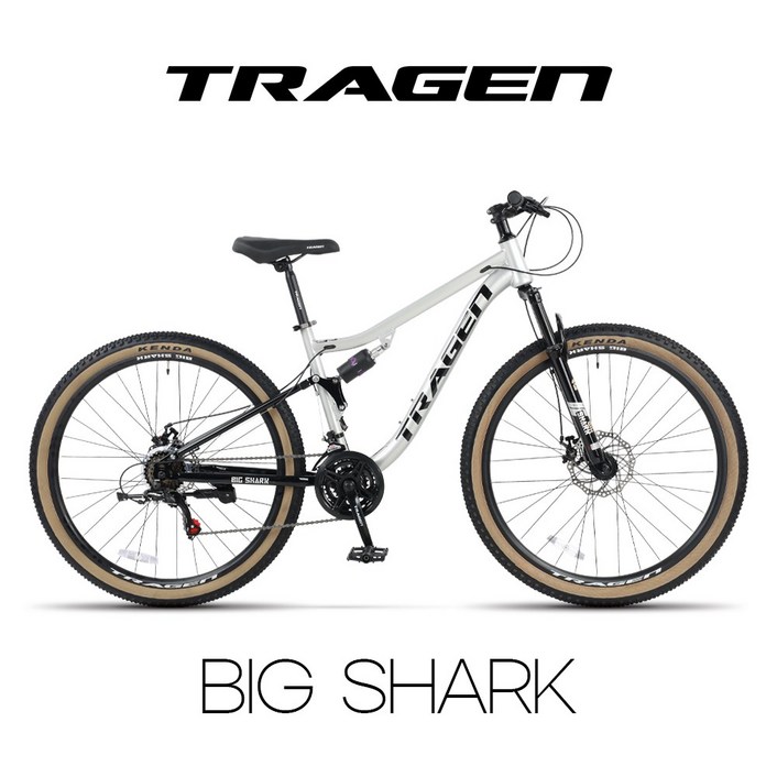 트라젠 빅샤크 29인치 풀샥 앞뒤샥 시마노21단 풀서스펜션 자전거