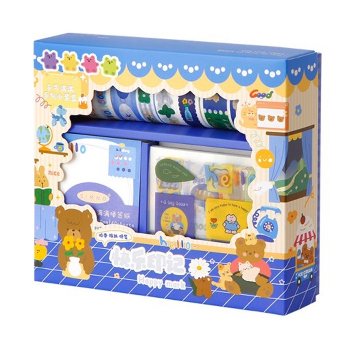 하영이네 헬로베어 다이어리 꾸미기 세트