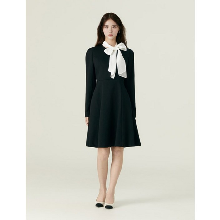 로엠 여성용 보트넥 타이원피스