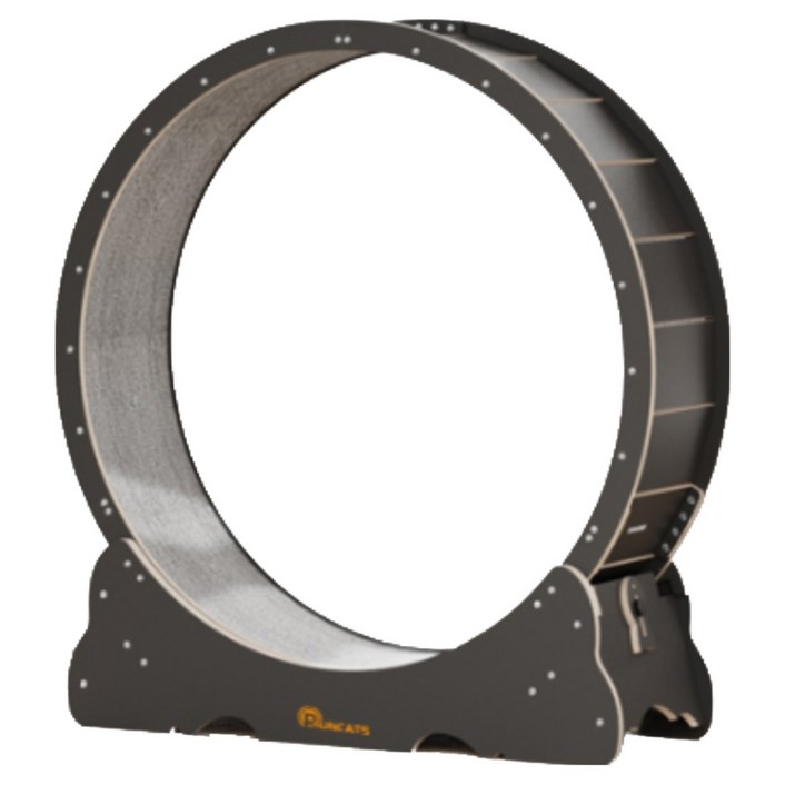 런캣 캣휠 롤러 실내사용 고양이 운동훈련 헬스 캣휠 원목색 다양한