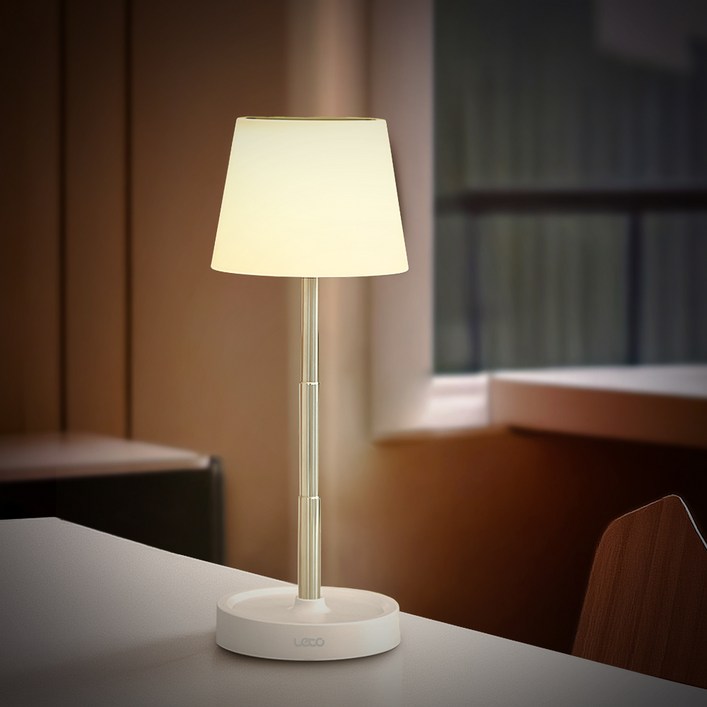 레토 높이조절 LED 무드등 인테리어조명 LMLHL33, 화이트