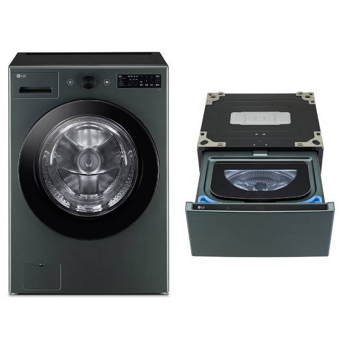 10 환급가전 LG전자 트롬 오브제컬렉션 세탁기  미니워시 FG21GNX 21kg  4kg 방문설치