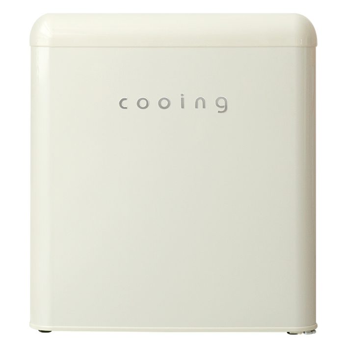 쿠잉전자 레트로 미니냉장고 43L