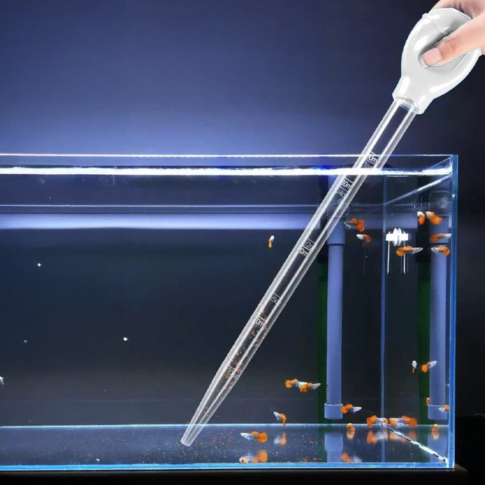 레몽크리프 관상어 어항청소 물갈이 사이펀 스포이드 화이트