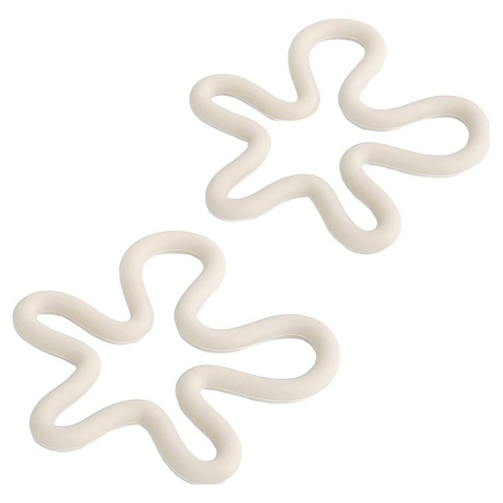 데미무드 물결 실리콘 냄비받침