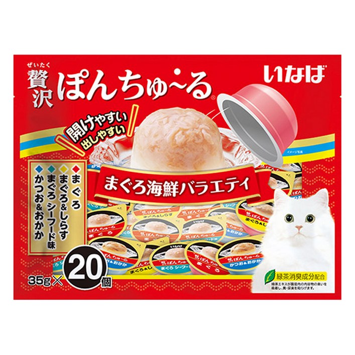 이나바 고양이 제이타크 퐁츄르 TSC-114, 혼합맛(참치/해산물), 700g, 1개