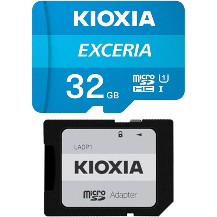 키오시아 EXCERIA XC UHSI microSD 메모리카드 SD 어댑터 세트