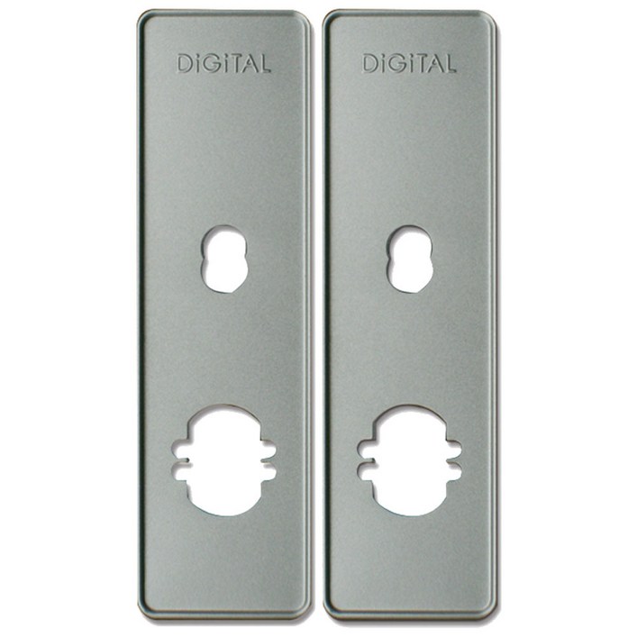 키키 디지털 도어락 표준 보강판, 단일 상품, 2개입