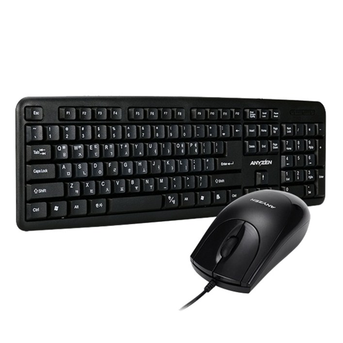 애니젠 유선 USB 키보드 마우스 세트 MK100 키스킨 애니젠 유선 USB 키보드 마우스 세트 MK100 키스킨