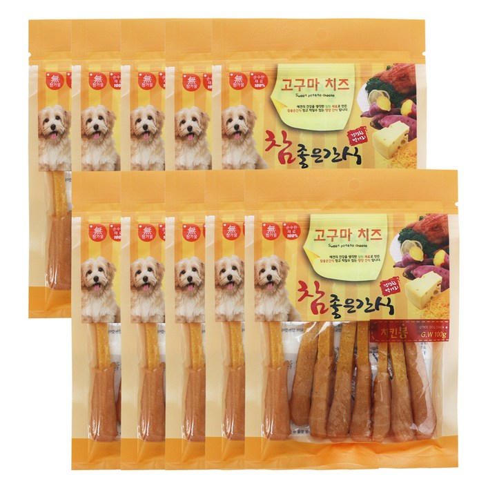 펫더맨 강아지 참좋은간식 고구마치즈