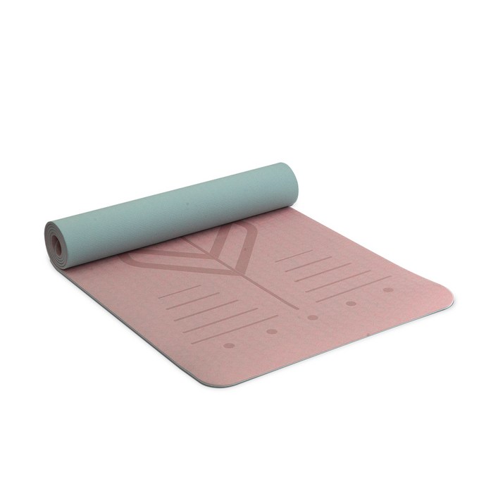 아따산 카르마4 벨라 요가매트 6mm, 핑크  그레이, 1개
