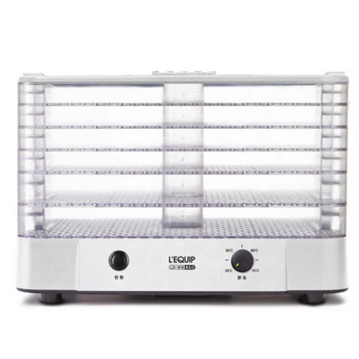 리큅 투명 6단 식품건조기 LD918ECO T24W, LD918ECO T24W