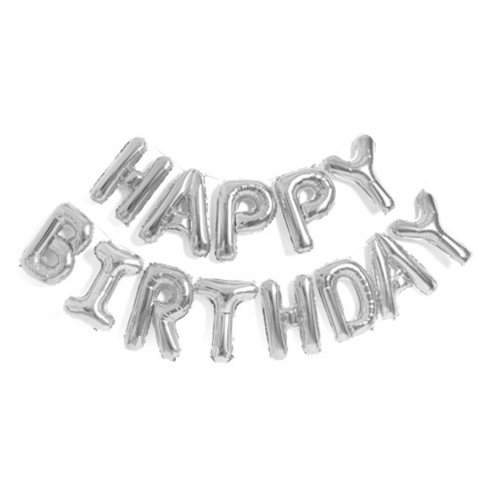 파티해 알파벳 은박 풍선 세트 HAPPY BIRTHDAY