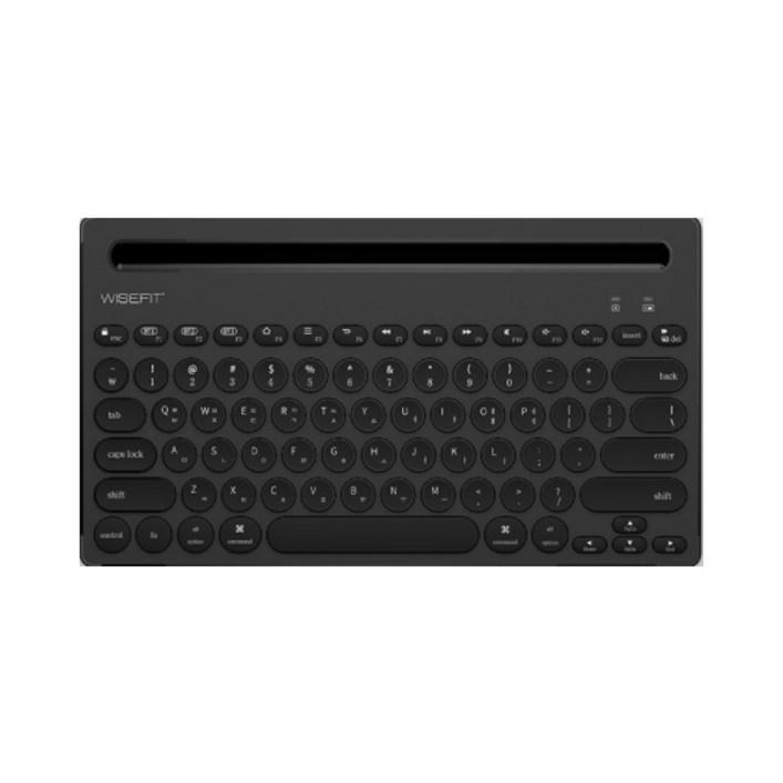 와이즈핏 무선 태블릿 거치대 블루투스 텐키리스 키보드
