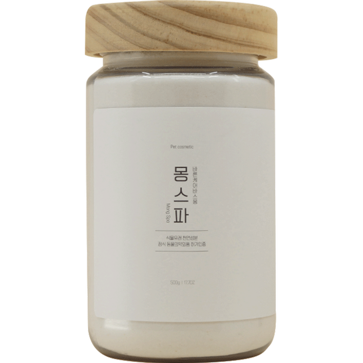 바스몽 몽스파 강아지 아로마 탄산 입욕제, 500g, 1개