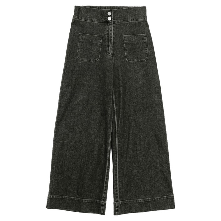 부루앤쥬디 여성용 G 포켓 사각 통와이드 바지 BORIDPE01B